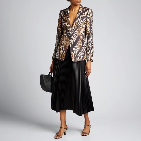 Kobi Halperin - Mackenzie Silk Jacket - Mixed Animal Print - Picture 1 of 13